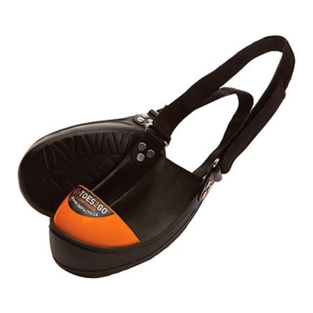 Impacto Impacto TOES2GO Med 8-13 Composite Toe Cap, Flexible & Pliable PVC Overshoes, 100% Waterproof T2GCOMPM